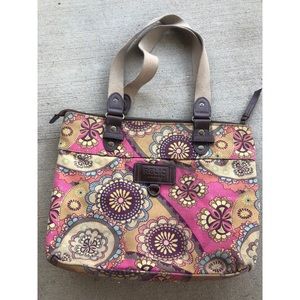 Relic boho print canvas bag